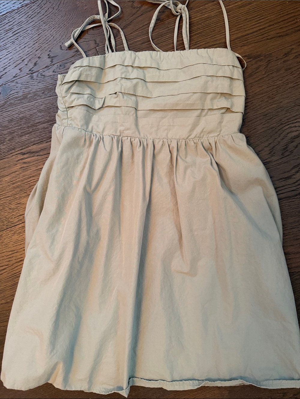 Altar'd State light green  Tiered Mini Dress